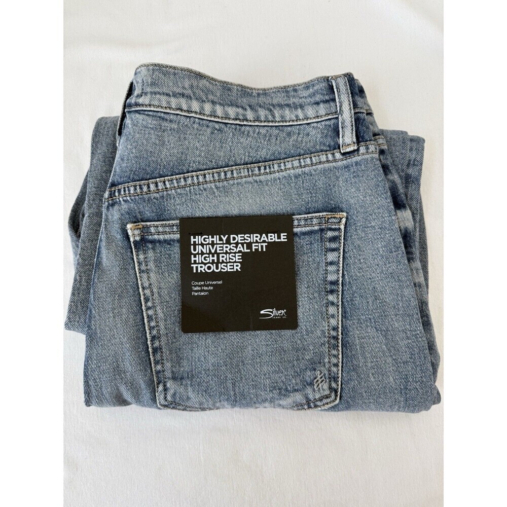 Silver Jean Highly Desirable High RISE TROUSER Women’s 31X33 90s Inspired‎ Relax